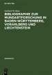 Bibliographie zur Mundartforschung in... - Bild 1