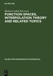 Function Spaces, Interpolation Theory... - Bild 1