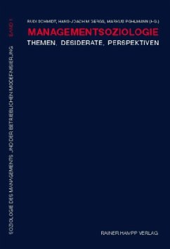 Managementsoziologie - Schmidt, Rudi / Gergs, Hans-Joachim / Pohlmann, Markus (Hgg.)