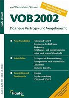 VOB 2002 - Wietersheim, Mark von; Korbion, Claus-Jürgen