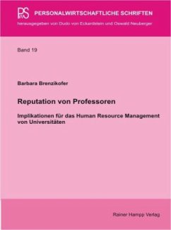 Cover Implikationen für das Human Resource Management von Universitäten
