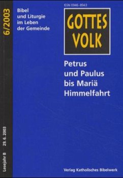 Cover Petrus und Paulus bis Mariä Himmelfahrt / Gottes Volk, Lesejahr B 2003, 8 Hefte u. Sonderbd. 6