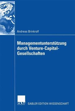 Managementunterstützung durch Venture-Capital-Gesellschaften - Brinkrolf, Andreas