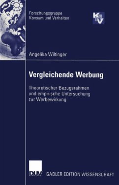 Vergleichende Werbung - Wiltinger, Angelika