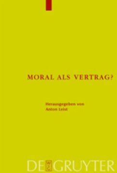 Moral als Vertrag? - Leist, Anton (Hrsg.)