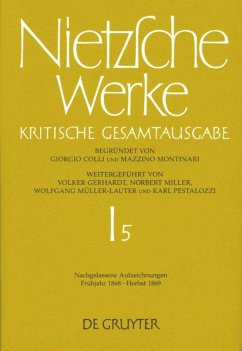 Nachgelassene Aufzeichnungen. Frühjahr 1868 - Herbst 1869 - Nietzsche, Friedrich