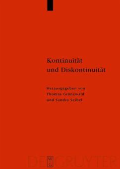 Kontinuität und Diskontinuität - Grünewald, Thomas / Seibel, Sandra (Hgg.)