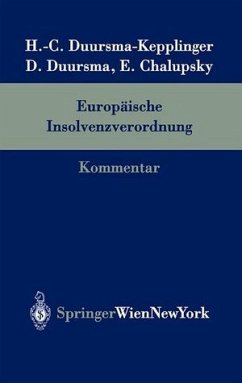 Europäische Insolvenzverordnung - Duursma-Kepplinger, Henriette-Christine / Duursma, Dieter / Chalupsky, Enst