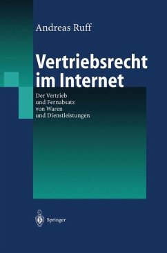 Vertriebsrecht im Internet - Ruff, Andreas