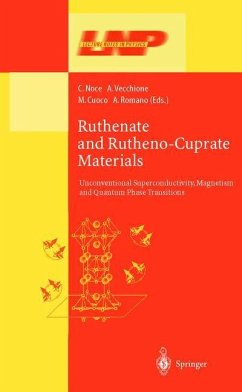 Ruthenate and Rutheno-Cuprate Materials - Noce, C. / Vecchione, A. / Cuoco, M. / Romano, Alfonso (eds.)