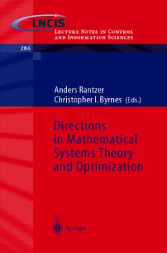 Directions in Mathematical Systems Theory and Optimization - Rantzer, Anders / Byrnes, Christopher I (eds.)