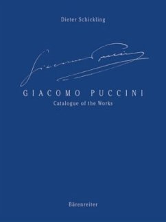 Cover Giacomo Puccini- Catalogue of the Works
