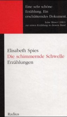 Cover Die schimmernde Schwelle