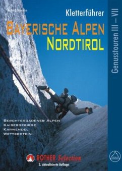 Cover Rother Selection Kletterführer Bayerische Alpen, Nordtirol