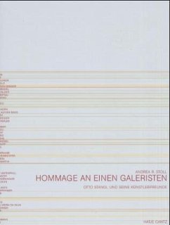 Hommage an einen Galeristen Cover Hommage an einen Galeristen