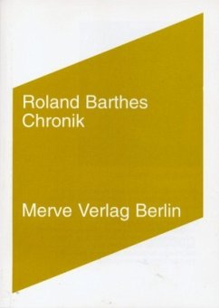 Chronik - Barthes, Roland