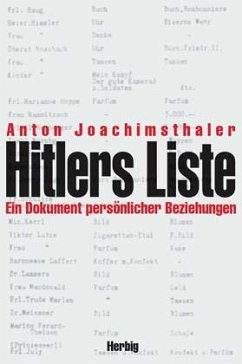 Cover Hitlers Liste