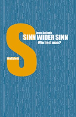 Sinn wider Sinn - Bollack, Jean