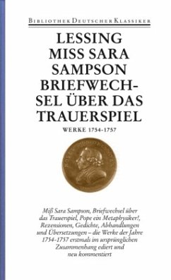 Werke 1754-1757 / Werke und Briefe 3 - Lessing, Gotthold Ephraim