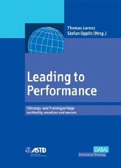 Leading to Performance - Lorenz, Thomas / Oppitz, Stefan (Hrsg.)