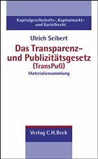 Cover Das Transparenz- und Publizitätsgesetz (TransPuG)