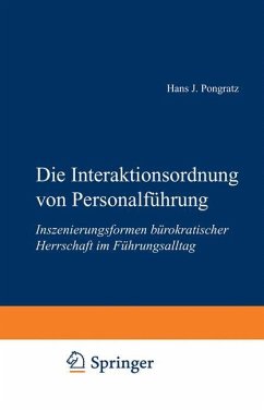 Die Interaktionsordnung von Personalführung - Pongratz, Hans J.