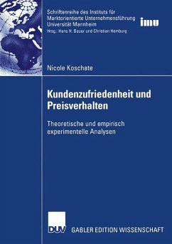 Kundenzufriedenheit und Preisverhalten - Koschate, Nicole