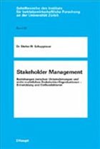 Cover Stakeholder Management
