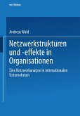 Netzwerkstrukturen und -effekte in Organisationen