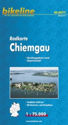 Cover Bikeline Radkarte Chiemgau, Berchtesgadener Land, Rupertiwinkel