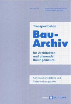 Cover Transportbeton Bau-Archiv