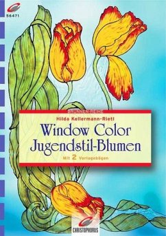 Window Color, Jugendstil-Blumen - Kellermann-Rietl, Hilda