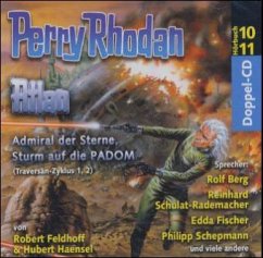 Cover Admiral der Sterne / Sturm auf die Padom, 2 Audio-CDs/Perry Rhodan, Audio-CDs
