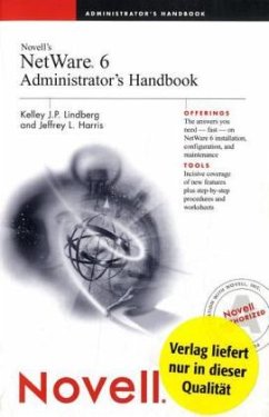 Cover Novell's Netware 6 Administrator's Handbook
