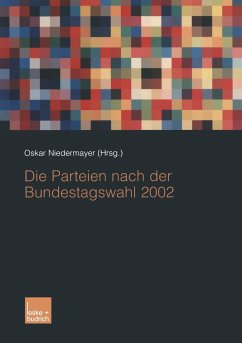 Die Parteien nach der Bundestagswahl 2002 - Niedermayer, Oskar (Hrsg.)