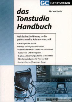Das Tonstudio Handbuch - Henle, Hubert