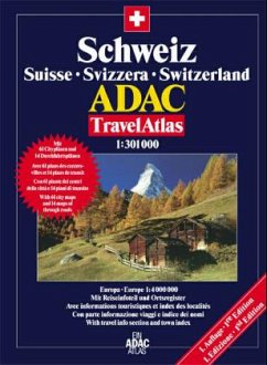 Cover ADAC TravelAtlas Schweiz. ADAC TravelAtlas Suisse. ADAC TravelAtlas Svizzera. ADAC TravelAtlas Switzerland