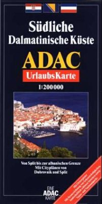 Cover ADAC Karte Südliche dalmatinische Küste