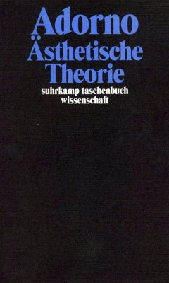 Ästhetische Theorie - Adorno, Theodor W.