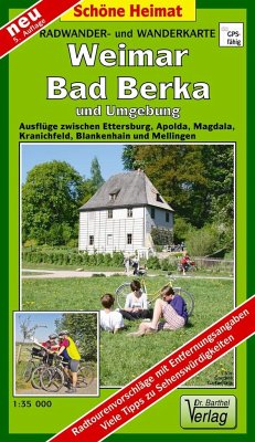 Doktor Barthel Karte Weimar, Bad Berka und Umgebung