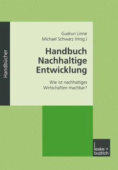 Handbuch Nachhaltige Entwicklung - Linne, Gudrun / Schwarz, Michael (Hgg.)