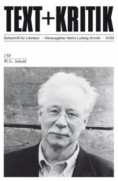 Cover W. G. Sebald
