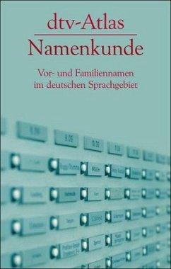 dtv-Atlas Namenkunde - Kunze, Konrad