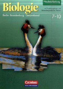Cover Lehrbuch Klasse 7-10, Neubearbeitung / Biologie, Gesamtband, Ausgabe Berlin / Brandenburg