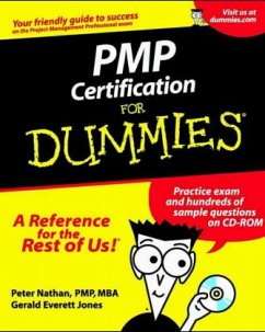 PMP Certification for Dummies, w. CD-ROM - Nathan, Peter;Jones, Gerald Everett