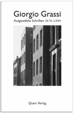 Ausgewählte Schriften 1970-1999 - Grassi, Giorgio