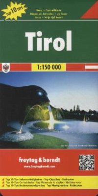Cover Freytag & Berndt Autokarte Tirol. Tyrol. Tirolo