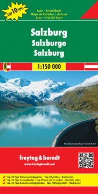 Cover Freytag & Berndt Autokarte Salzburg. Salzburgo. Salzbourg. Salisburgo
