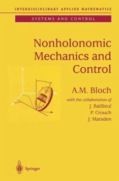 Nonholonomic Mechanics and Control - Bloch, A. M.