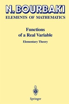 Functions of a Real Variable - Bourbaki, Nicolas